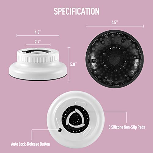 Universal Curl Diffuser Attachment for Fast Drying and Beautifully Defined Curly Hair - Image 3