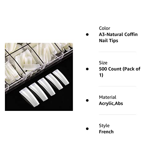Eco-Friendly Natural Acrylic Nails Set - Durable, Long-Lasting Quality - Image 9