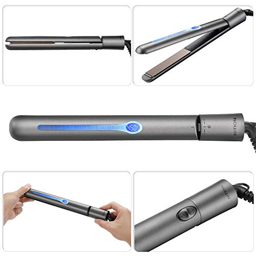 Argan Oil Infused Ceramic Hair Straightener 1 Inch Plates - Image 9