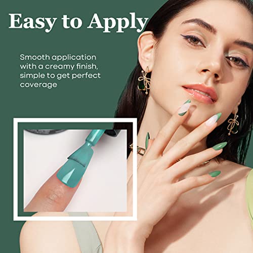OPI Dark Green Gel Nail Polish 15ml, Long-Lasting, High-Gloss Finish - Image 6