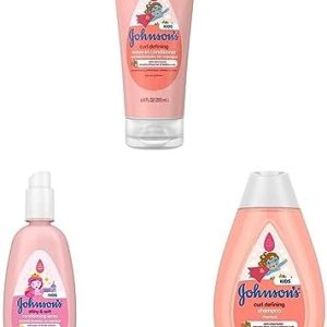 Johnsons Curl Defining Leave-In Conditioner for Curly Hair 8 oz Moisturizing Formula