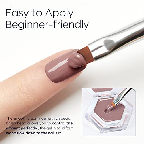 Taupe Gel Nail Polish 15ml - Long-lasting, Stylish Color for Beautiful Nails - Image 6