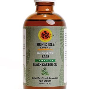 Black Castor Flaxseed Oil Leave-In Conditioner for Softness Moisture 8 oz