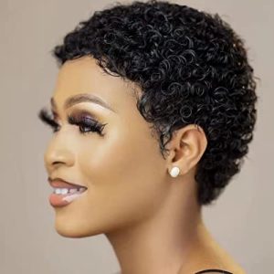 ?Short Curly Human Hair?
