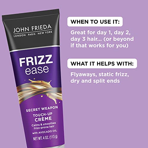 8 oz Frizz Control Cream for Curly Hair, Smooths and Defines Curls - Image 2
