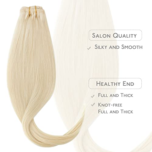 Blonde Human Hair Extensions - Image 4