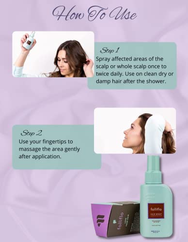 Folligro Hair Spray: Strong hold for all hair types. - Image 5