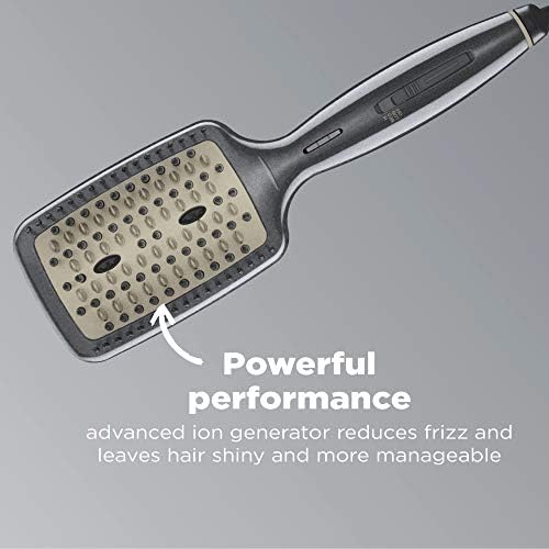 Rotating hair brush for styling and smoothing hair. - Image 2