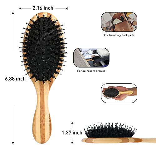 Forever 21 Compact Detangling Hair Brush for Smooth Everyday Styling - Image 6