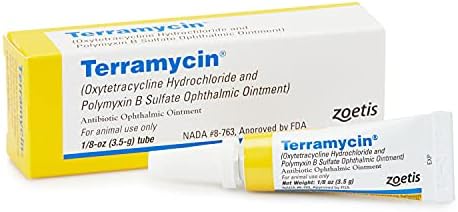 Antibiotic cream for eyes.