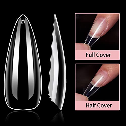 Acrylic Nail Repair Kit for Torn Off Nails 5-Piece Set with Instructions - Image 3