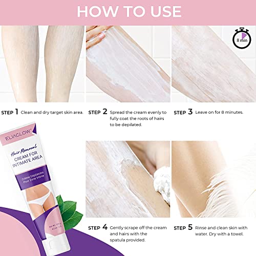 Gentle Cruelty-Free Hair Removal Foot Cream 4 oz for Silky Smooth Skin - Image 4