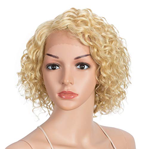 613 Blonde Curly 150% Density Human Hair Wig for Natural Look - Image 3