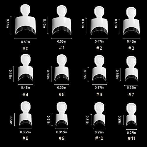 Chic Elegant White Tip Acrylic Nail Design Kit for Stylish and Sophisticated Manicures - Image 6