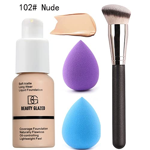 Mac Foundation Brush Set for Makeup Lovers, 4 Piece, New - Image 3