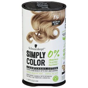 Medium Ash Blonde Hair Color with Argan Oil 4.5 oz for Vibrant Healthy Hair