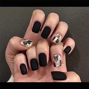 Luxury Black and Gold Acrylic Nail Art Kit for Stunning Professional Designs