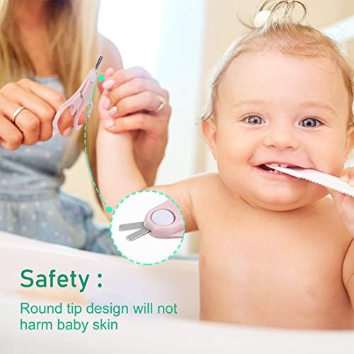 Infant Safety Nail Clippers with Blunt Tip Scissors for Gentle Baby Grooming - Image 5