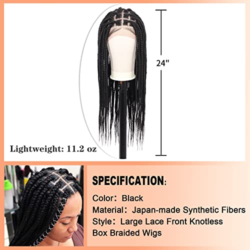 24 Inch Ombre Brown Human Hair Braided Wig For Women, All-Day Comfort - Image 4