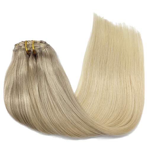 Sally 18 Inch Remy Human Hair Clip-In Extensions for Natural Volume and Length - Image 2
