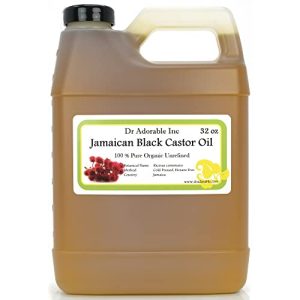 Black Castor Oil Hair Serum for Growth and Restoration 4 oz