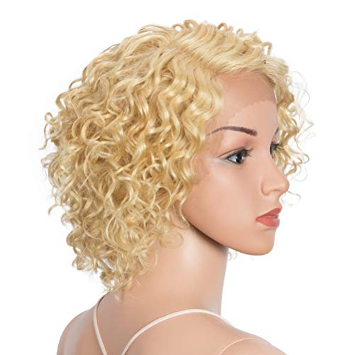 613 Blonde Curly 150% Density Human Hair Wig for Natural Look - Image 9