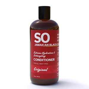 Men's 8 oz Black Hair Conditioner Nourishing Formula for Healthy Shiny Hair
