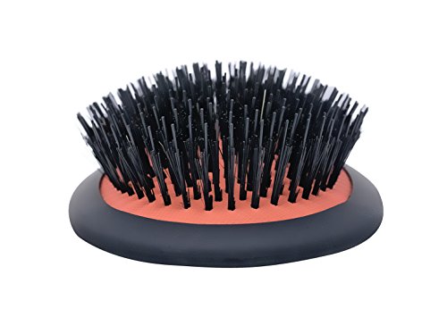 9 Inch Boar Bristle and Nylon Blend Hair Brush for Smooth Styling and Detangling - Image 4