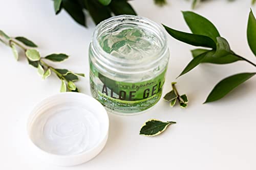 Nourishing Aloe Vera Hair and Face Pack for Skin and Hair, 200g Jar - Image 3