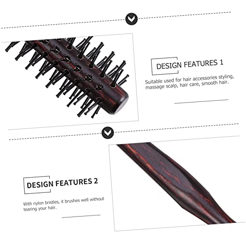 Wooden round hair brush - Image 2