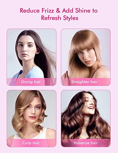 Professional Round Brush Hair Dryer for Fast Styling - Compact, Lightweight, 1.5 Inch Barrel - Image 4