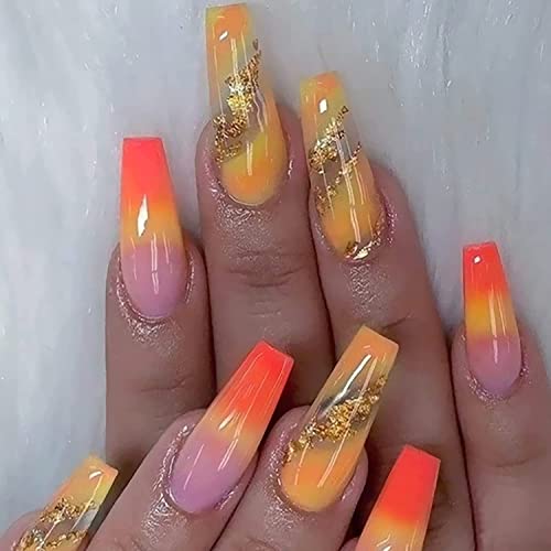 Artistic Abstract Acrylic Nail Tips for Creative Designs - 24 Piece Set