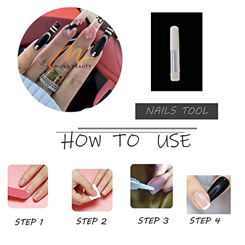 Black Glitter Coffin Acrylic Nails - 24 Pieces, Stylish and Durable Nail Art Set - Image 6