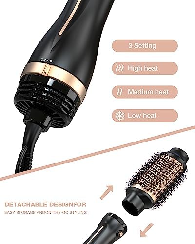 1.5-inch Round Brush Blow Dryer for Effortless Styling and Voluminous Hair - Image 4