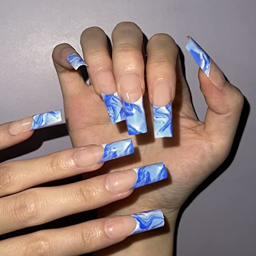 ?Blue Acrylic Nail Designs? - Image 4