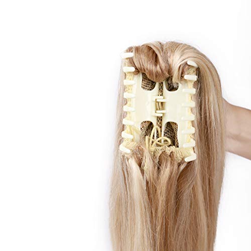 18 Inch Natural Brown Human Hair 120g Claw Clip Ponytail Extension for Effortless Styles - Image 4