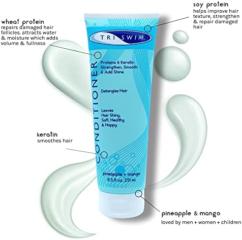 Swimmers Hair Conditioner for Chlorine Protection, 8 oz Bottle - Image 6