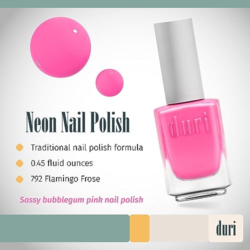 Pink Flamingo 15ml Nail Polish Vibrant Long-Lasting Color for Stunning Nails - Image 2