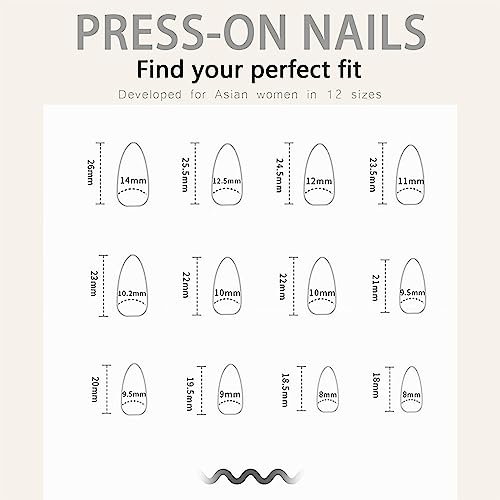 Acrylic nails in orange and green colors. - Image 7