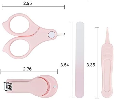 Infant Safety Nail Clippers with Blunt Tip Scissors for Gentle Baby Grooming - Image 2