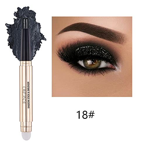 Matte Black Outer Corner Eyeshadow Palette 3g Long-Lasting Finish for Dramatic Eye Looks - Image 2