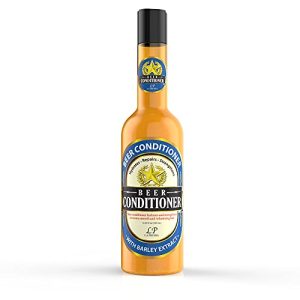 Beer conditioner for shiny, soft hair.