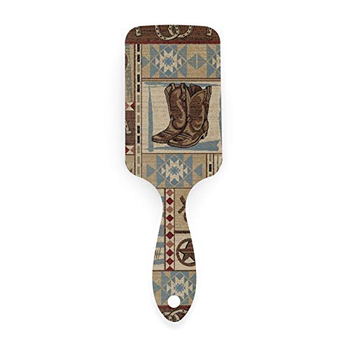Rodeo Pro Ergonomic Hair Brush for All Hair Types Comfortable Grip