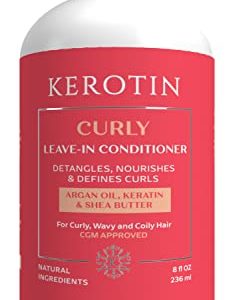 8 oz Hydrating Leave-In Conditioner for Wavy and Curly Hair