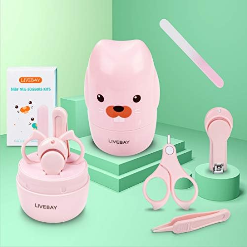 Infant Safety Nail Clippers with Blunt Tip Scissors for Gentle Baby Grooming - Image 7
