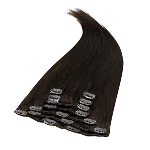 18 Inch Clip-In Remy Human Hair Extensions for Full Volume and Natural Length - Image 9