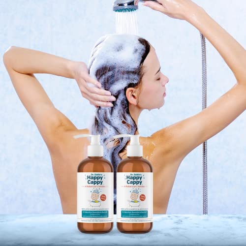 Blue Cap Dandruff Control Shampoo for Dry Scalp 8 oz Bottle - Image 4