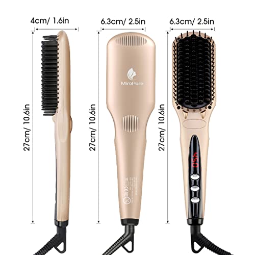 Heat-Resistant Flat Hair Brush for Effortless Smoothing and Straightening - Image 6