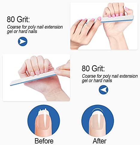 Acrylic Nail Filing Guide for Perfect Shaping - 10-Piece Set - Image 5