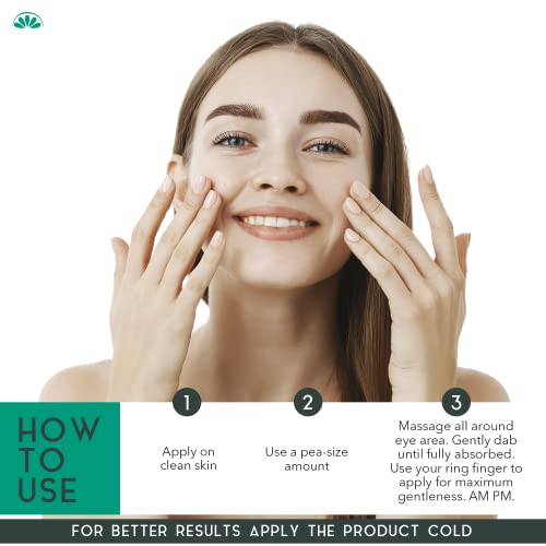 Soothing Cucumber Eye Cream 0.5 oz for Tired and Refreshing Under Eyes - Image 8